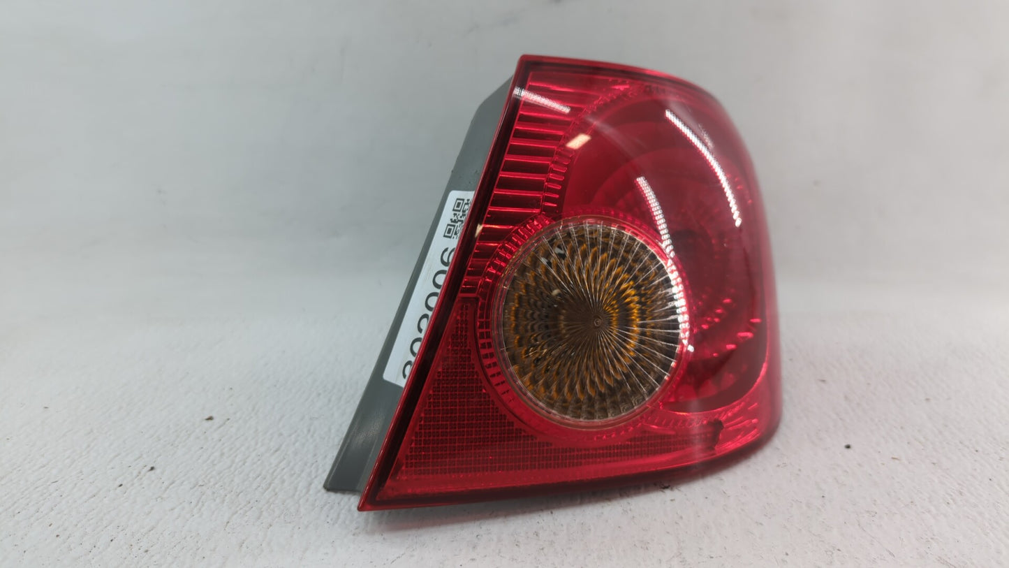 2004-2008 Toyota Corolla Tail Light Assembly Passenger Right OEM Fits Fits 2004 2005 2006 2007 2008 OEM Used Auto Parts - Oe