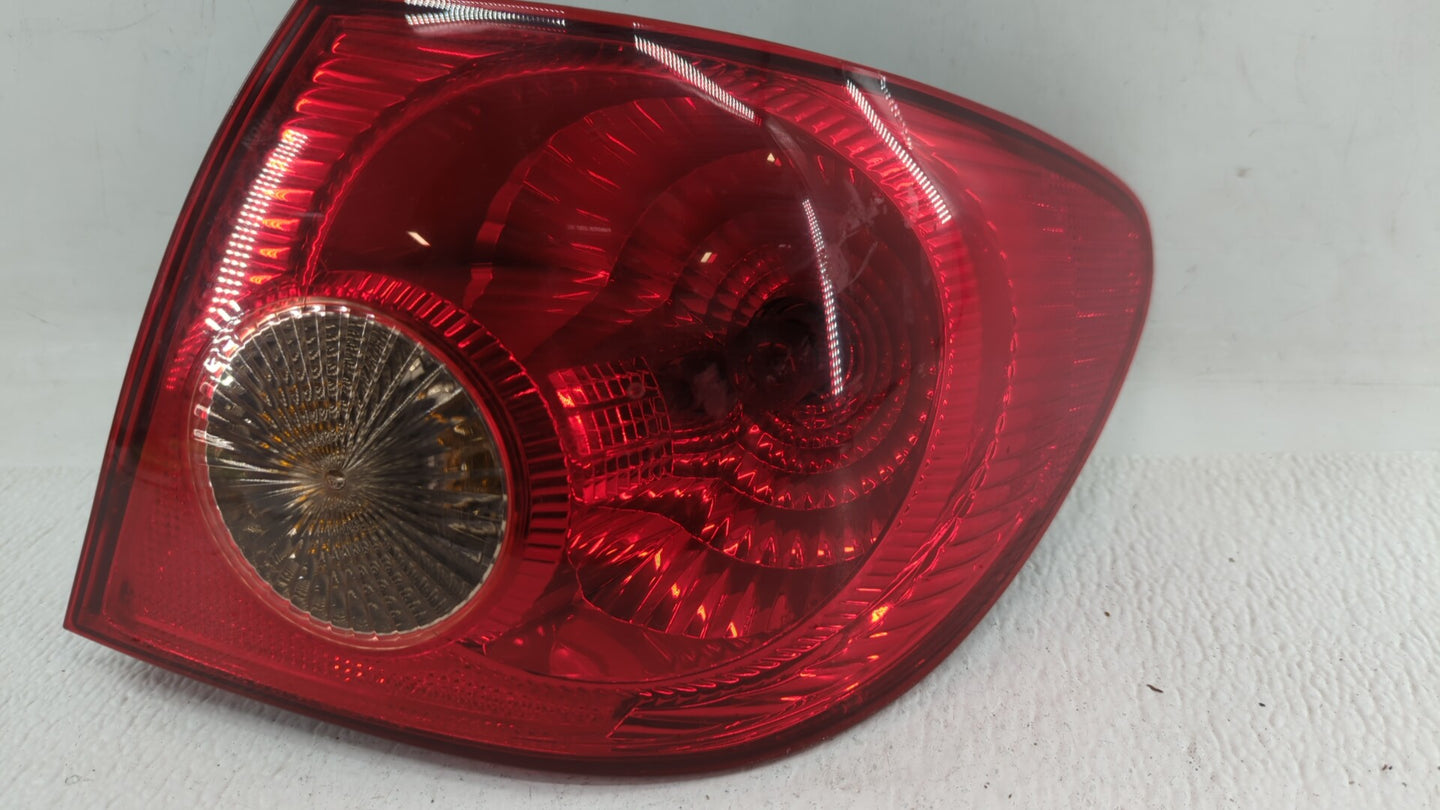 2004-2008 Toyota Corolla Tail Light Assembly Passenger Right OEM Fits Fits 2004 2005 2006 2007 2008 OEM Used Auto Parts - Oe
