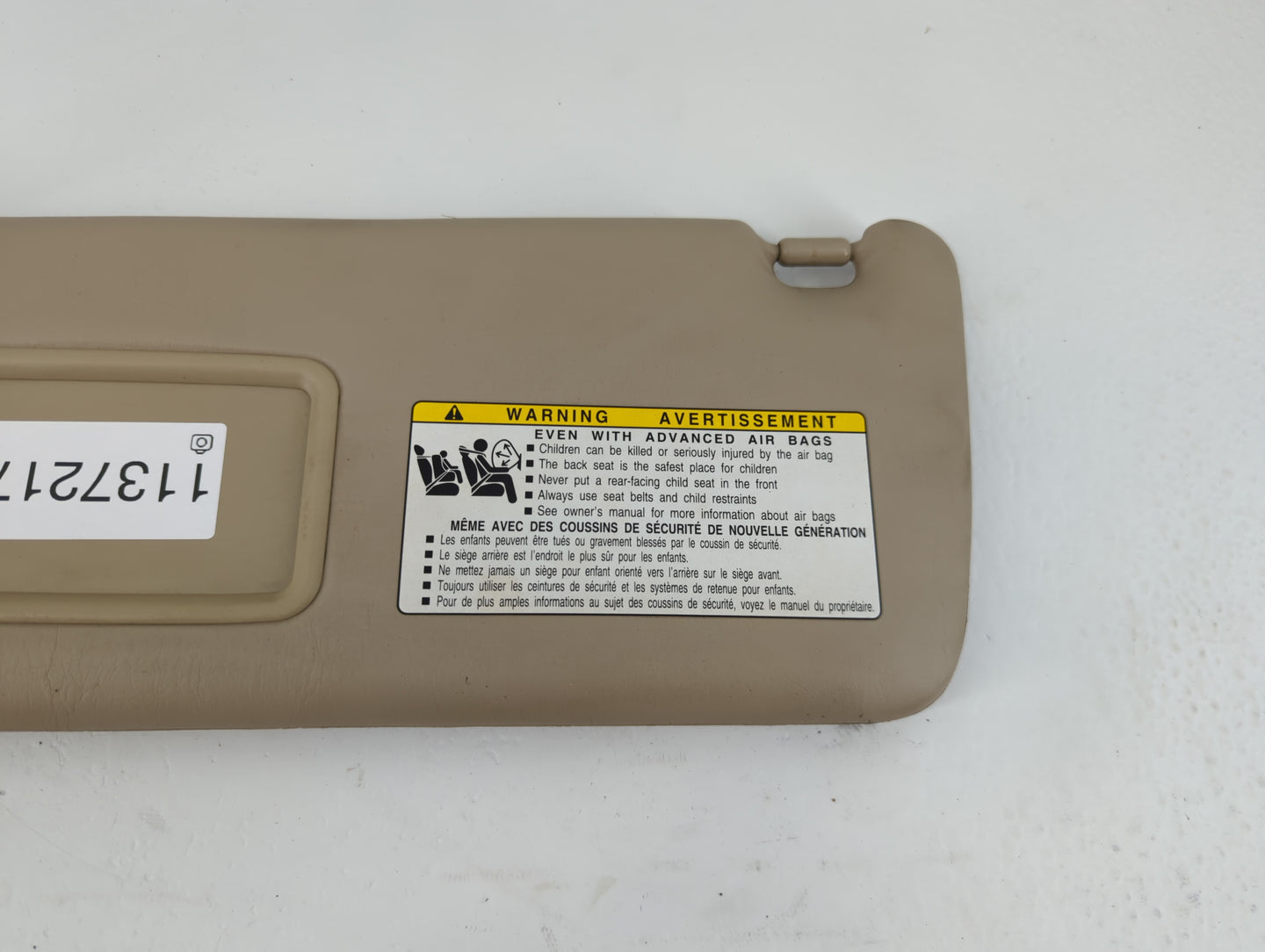 2004-2007 Toyota Highlander Sun Visor Shade Replacement Driver Left Mirror Fits Fits 2004 2005 2006 2007 OEM Used Auto Parts