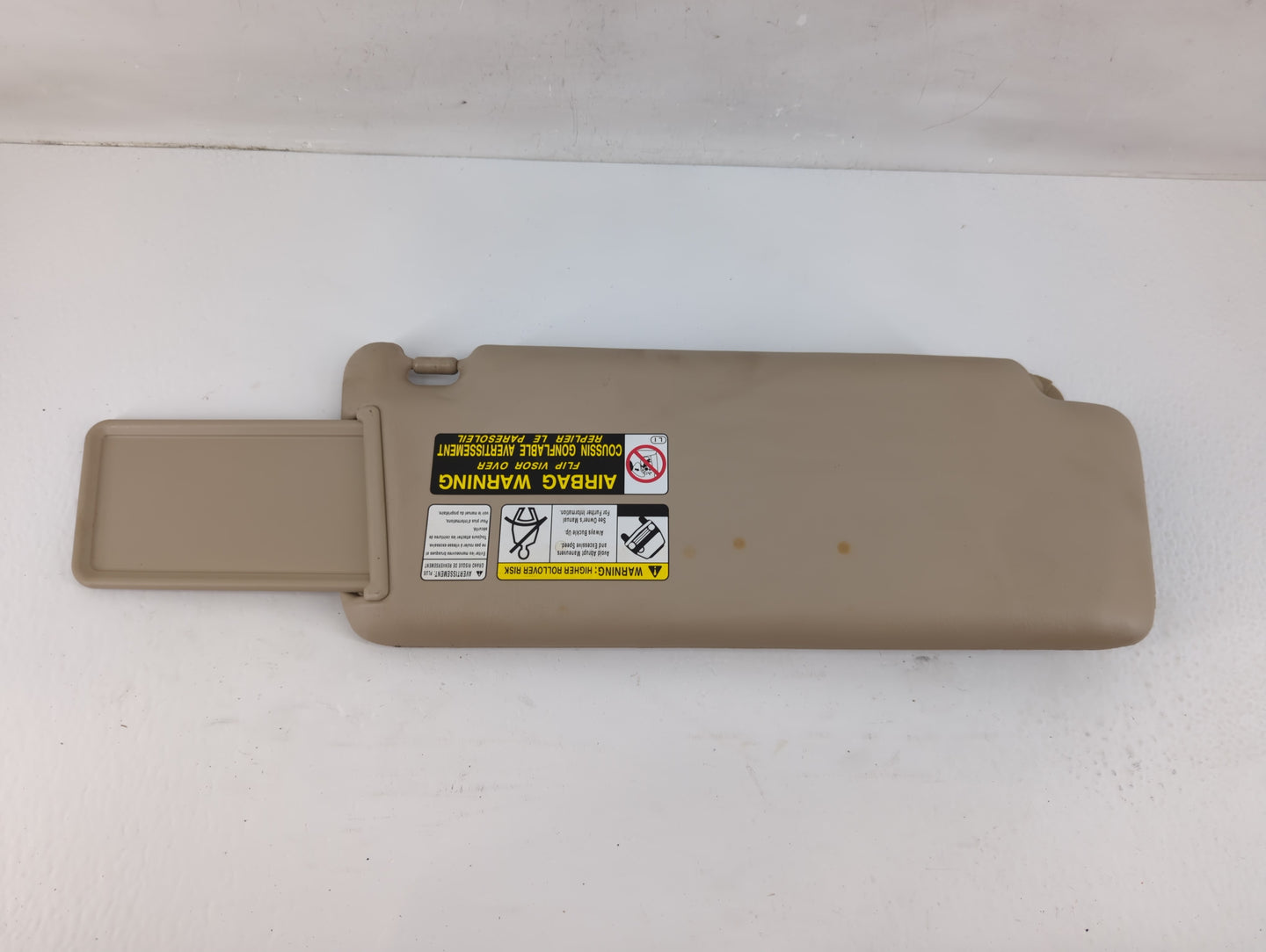 2004-2007 Toyota Highlander Sun Visor Shade Replacement Driver Left Mirror Fits Fits 2004 2005 2006 2007 OEM Used Auto Parts