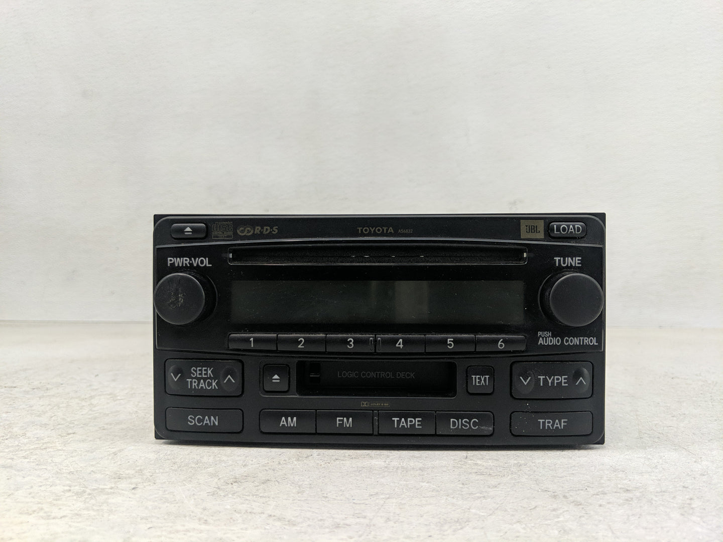 2004-2007 Toyota Highlander Radio AM FM Cd Player Receiver Replacement P/N:86120-48430 Fits Fits 2004 2005 2006 2007 OEM Use