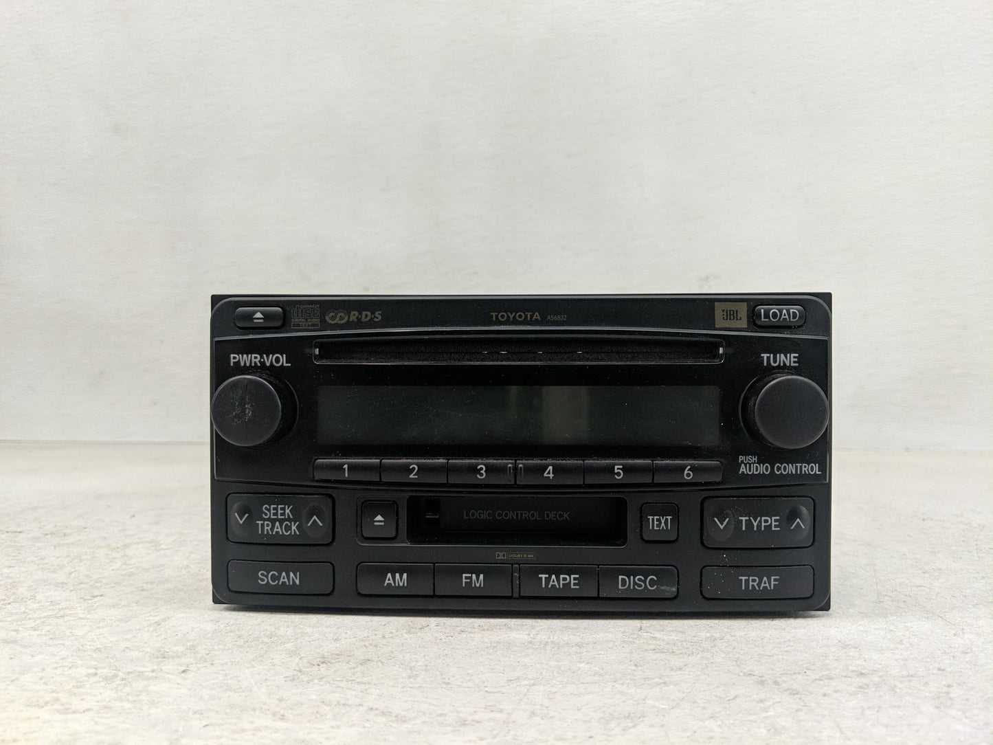 2004-2007 Toyota Highlander Radio AM FM Cd Player Receiver Replacement P/N:86120-48430 Fits Fits 2004 2005 2006 2007 OEM Use