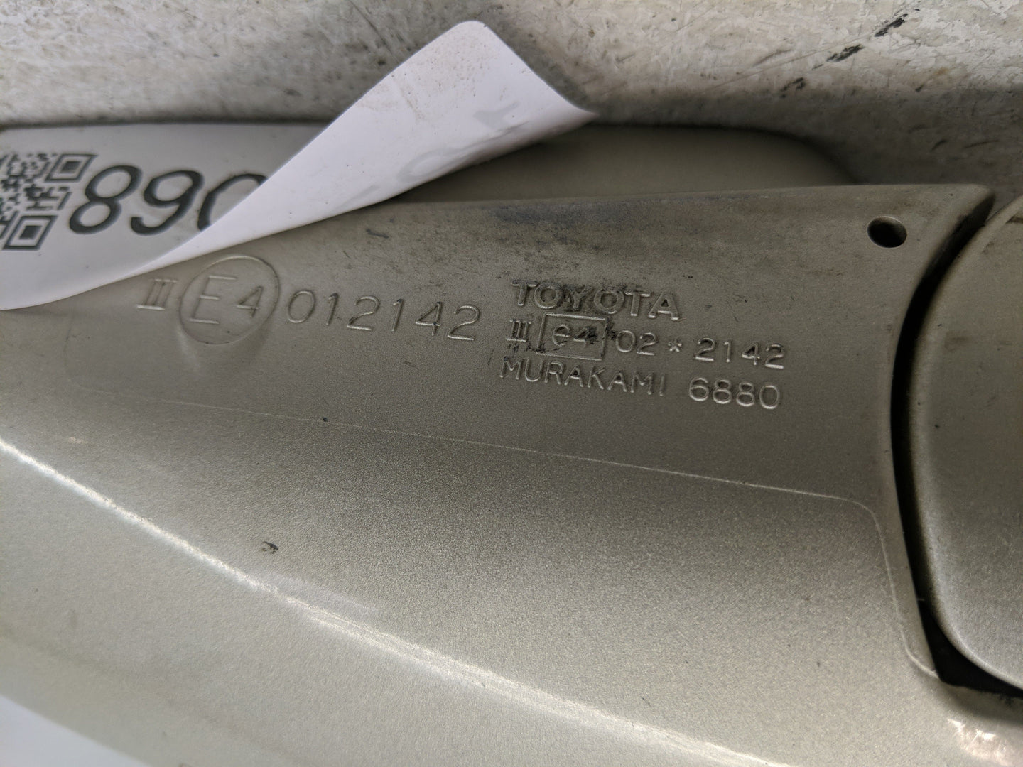 2001-2007 Toyota Highlander Side Mirror Replacement Driver Left View Door Mirror P/N:E4012142 Fits OEM Used Auto Parts - Oem