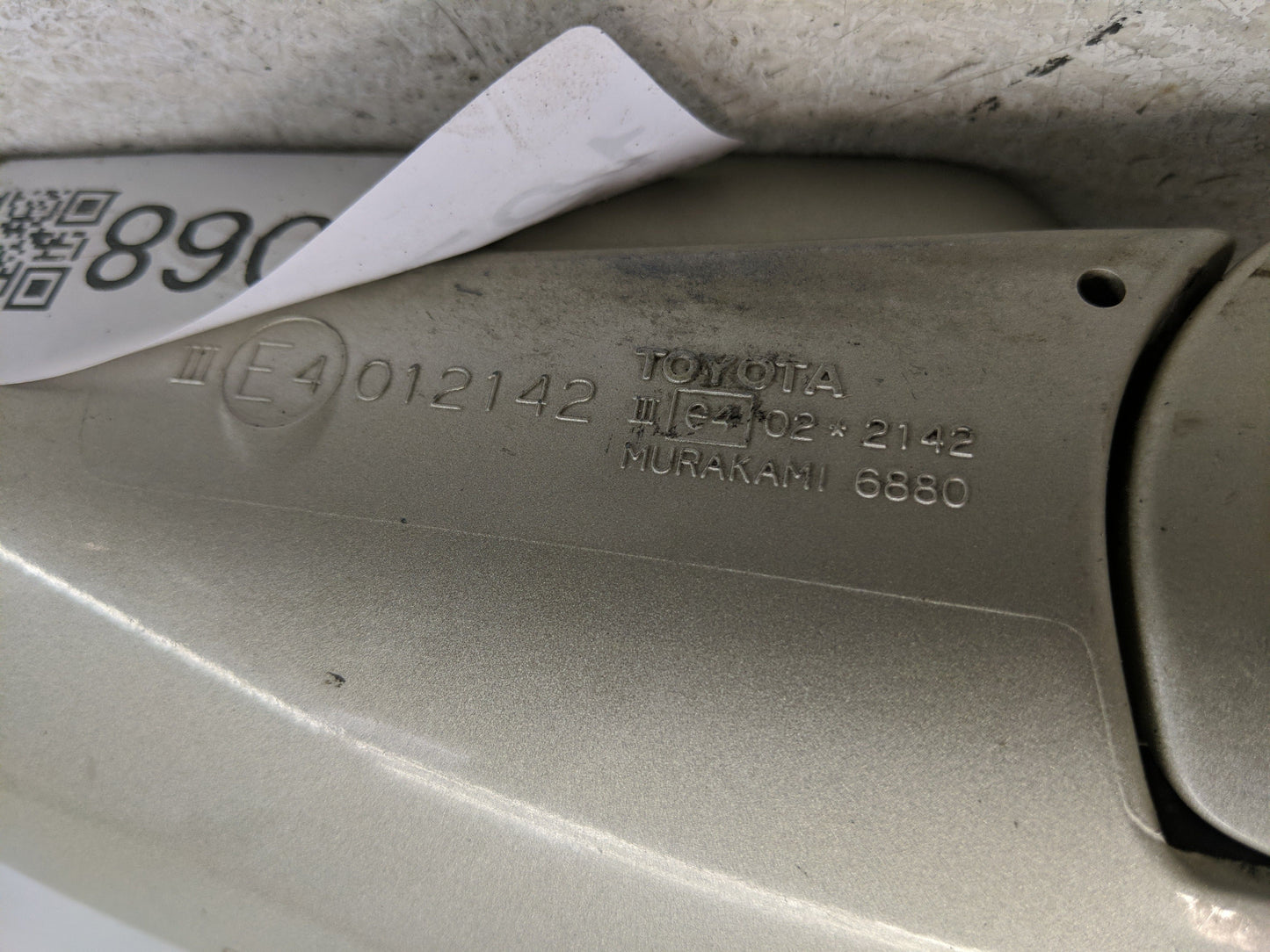 2001-2007 Toyota Highlander Side Mirror Replacement Driver Left View Door Mirror P/N:E4012142 Fits OEM Used Auto Parts - Oem