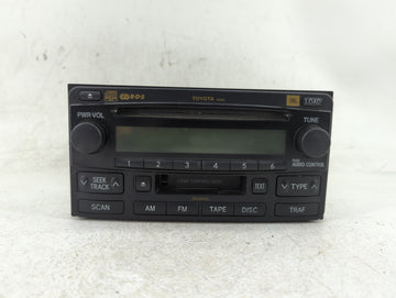 2004-2007 Toyota Highlander Radio AM FM Cd Player Receiver Replacement P/N:86120-48430 Fits Fits 2004 2005 2006 2007 OEM Use