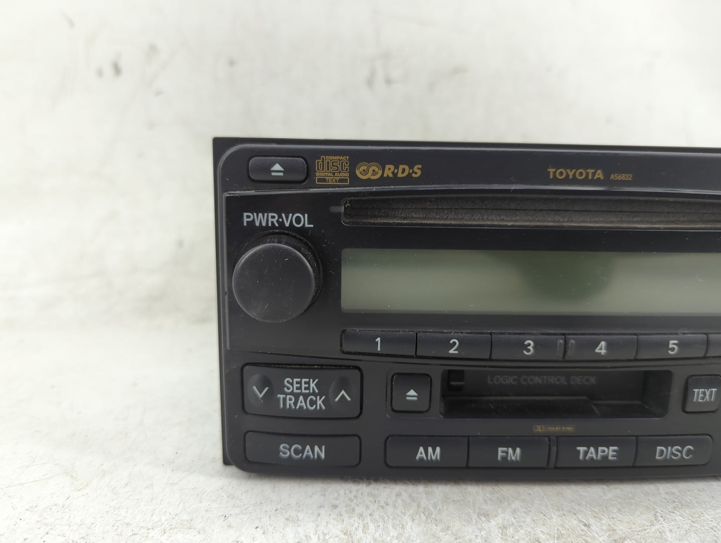 2004-2007 Toyota Highlander Radio AM FM Cd Player Receiver Replacement P/N:86120-48430 Fits Fits 2004 2005 2006 2007 OEM Use