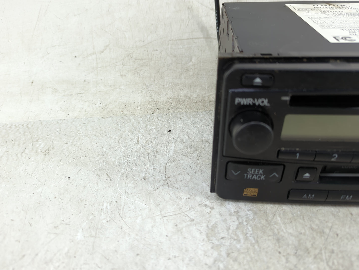 2004-2007 Toyota Highlander Radio AM FM Cd Player Receiver Replacement P/N:86120-52241 Fits Fits 2003 2004 2005 2006 2007 OE