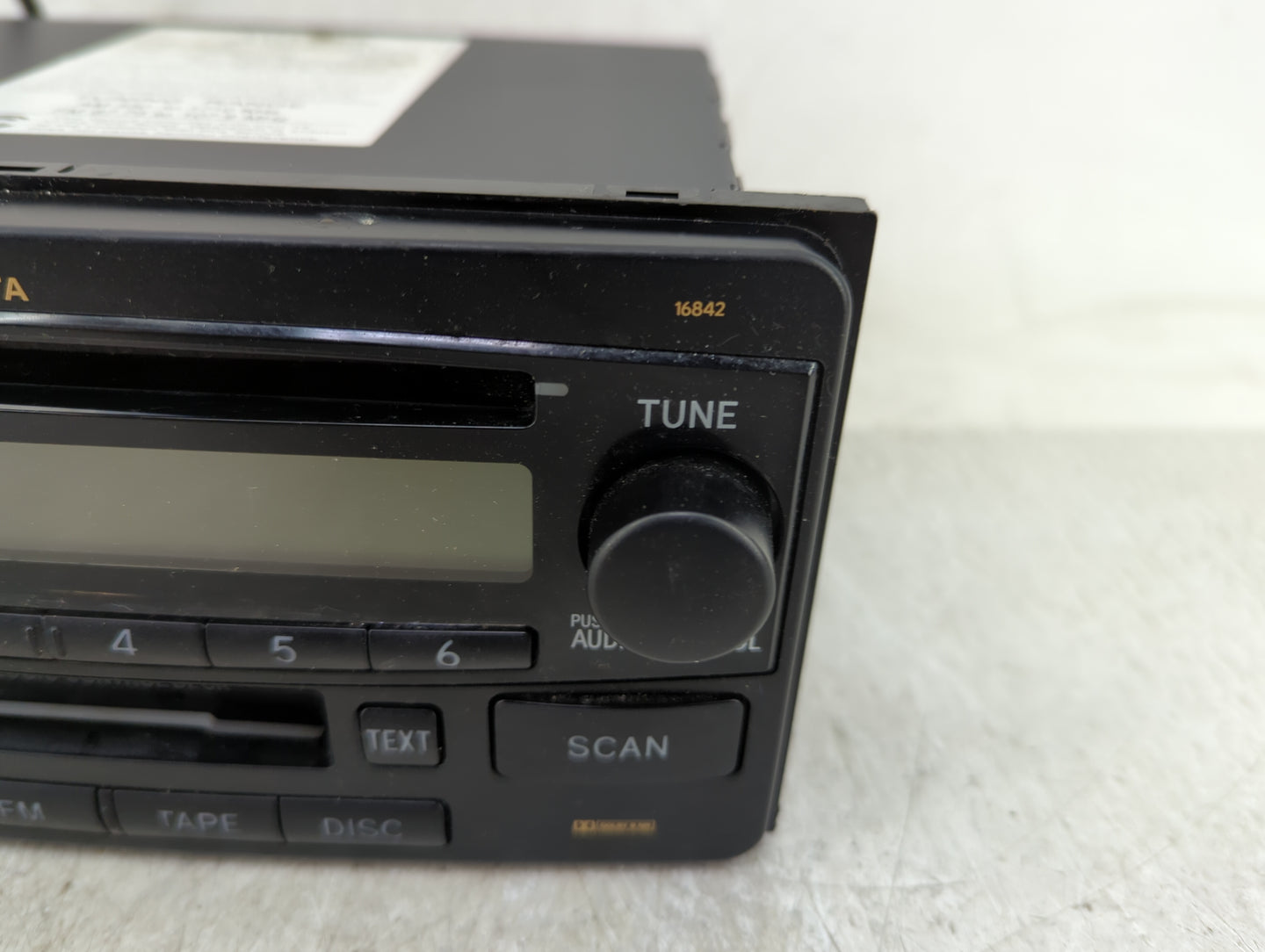 2004-2007 Toyota Highlander Radio AM FM Cd Player Receiver Replacement P/N:86120-52241 Fits Fits 2003 2004 2005 2006 2007 OE