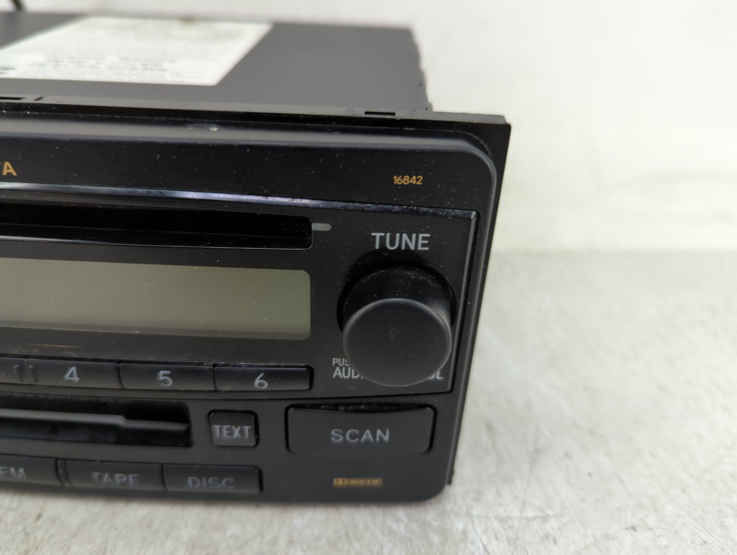 2004-2007 Toyota Highlander Radio AM FM Cd Player Receiver Replacement P/N:86120-52241 Fits Fits 2003 2004 2005 2006 2007 OE