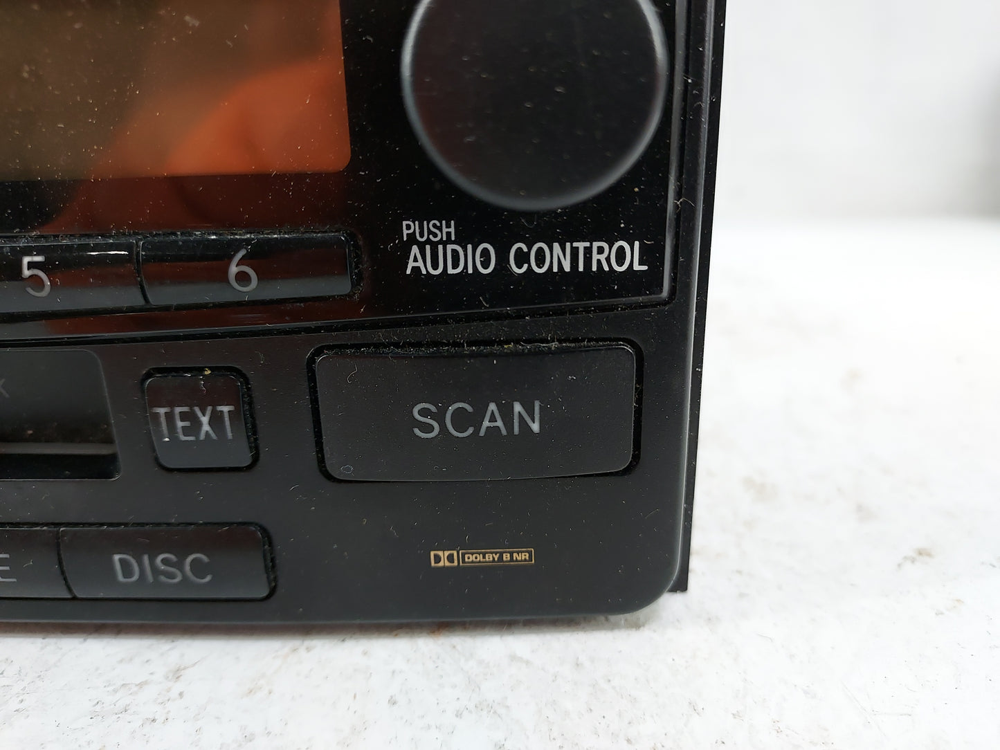 2004-2007 Toyota Highlander Radio AM FM Cd Player Receiver Replacement P/N:86120-52241 122000-44310101 Fits OEM Used Auto Pa