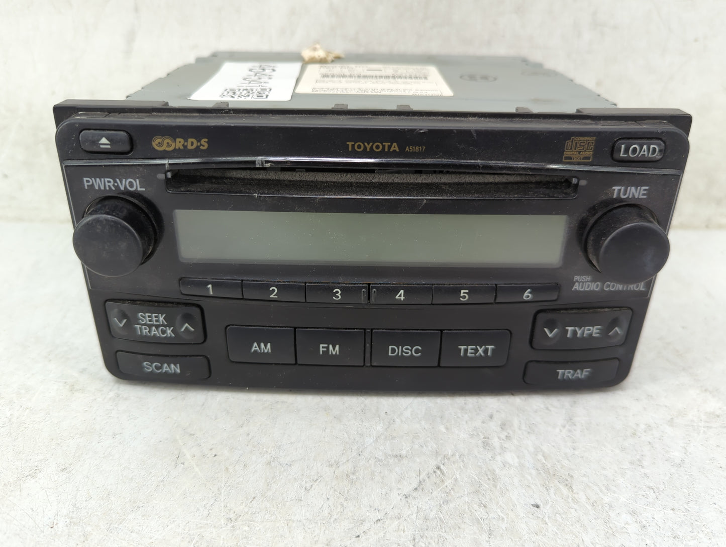 2004-2008 Toyota Matrix Radio AM FM Cd Player Receiver Replacement P/N:86120-02410 CQ-ES7462X Fits Fits 2004 2005 2006 2007 