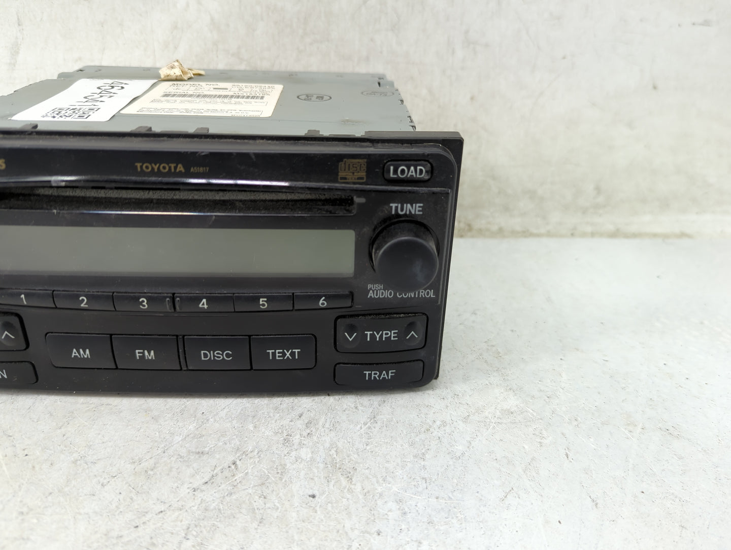 2004-2008 Toyota Matrix Radio AM FM Cd Player Receiver Replacement P/N:86120-02410 CQ-ES7462X Fits Fits 2004 2005 2006 2007 