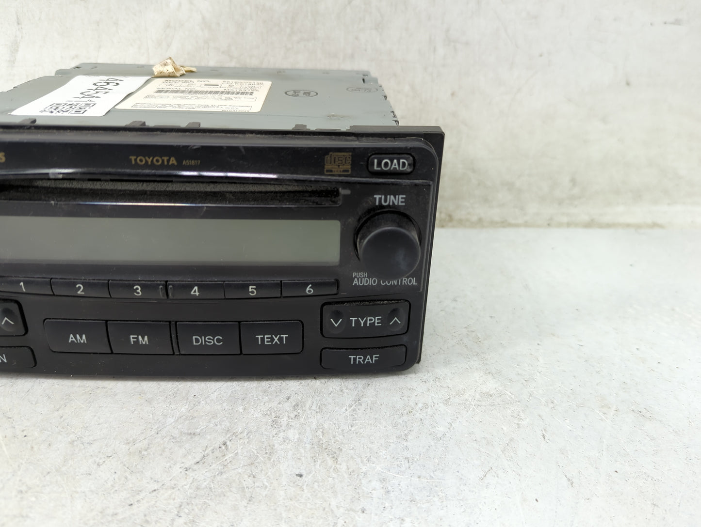 2004-2008 Toyota Matrix Radio AM FM Cd Player Receiver Replacement P/N:86120-02410 CQ-ES7462X Fits Fits 2004 2005 2006 2007 