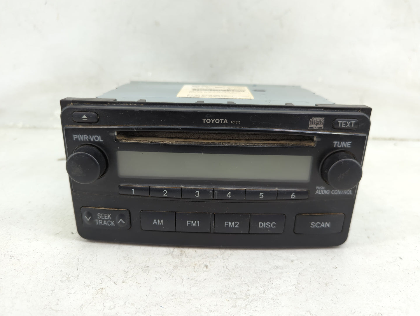 2004-2008 Toyota Matrix Radio AM FM Cd Player Receiver Replacement P/N:86120-02400 CQ-JS7461X Fits Fits 2004 2005 2006 2007 