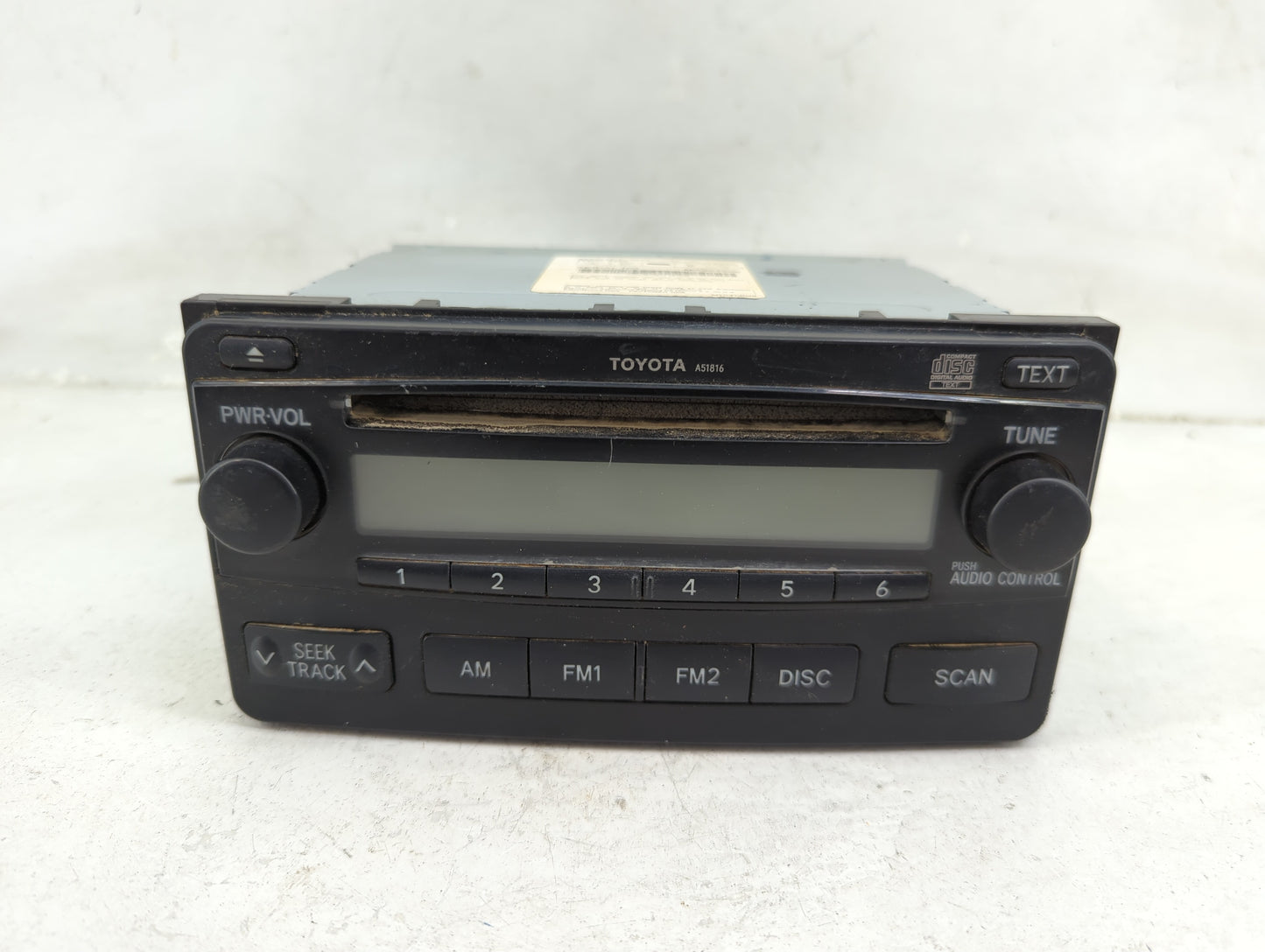 2004-2008 Toyota Matrix Radio AM FM Cd Player Receiver Replacement P/N:86120-02400 CQ-JS7461X Fits Fits 2004 2005 2006 2007 