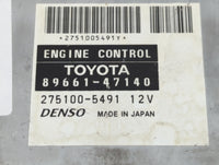 2006-2008 Toyota Prius PCM Engine Control Computer ECU ECM PCU OEM P/N:89661-47140 Fits Fits 2006 2007 2008 OEM Used Auto Pa