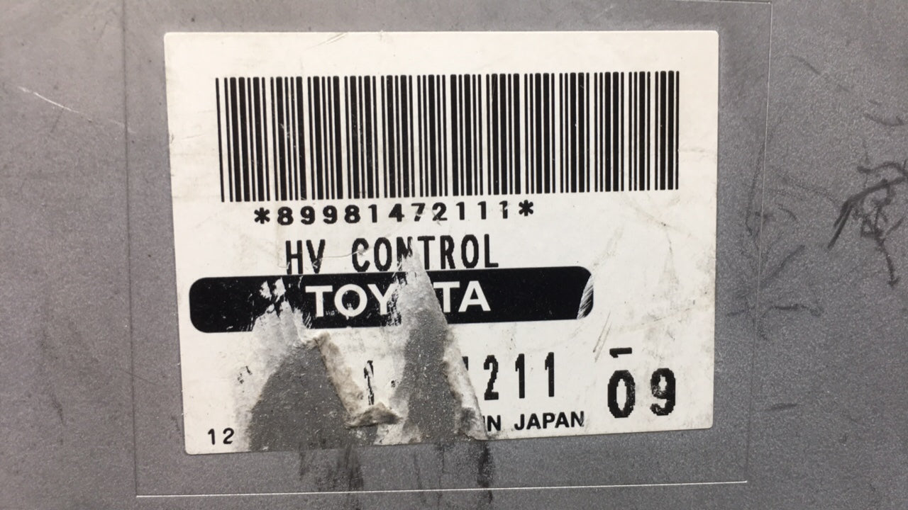 2006 Toyota Prius PCM Engine Control Computer ECU ECM PCU OEM P/N:89981472111 Fits OEM Used Auto Parts - Oemusedautoparts1.c