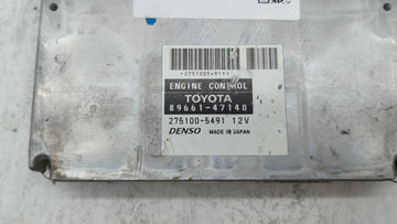 2006-2008 Toyota Prius PCM Engine Control Computer ECU ECM PCU OEM P/N:89981-47211 89661-47161 Fits Fits 2006 2007 2008 OEM Used Auto Parts
