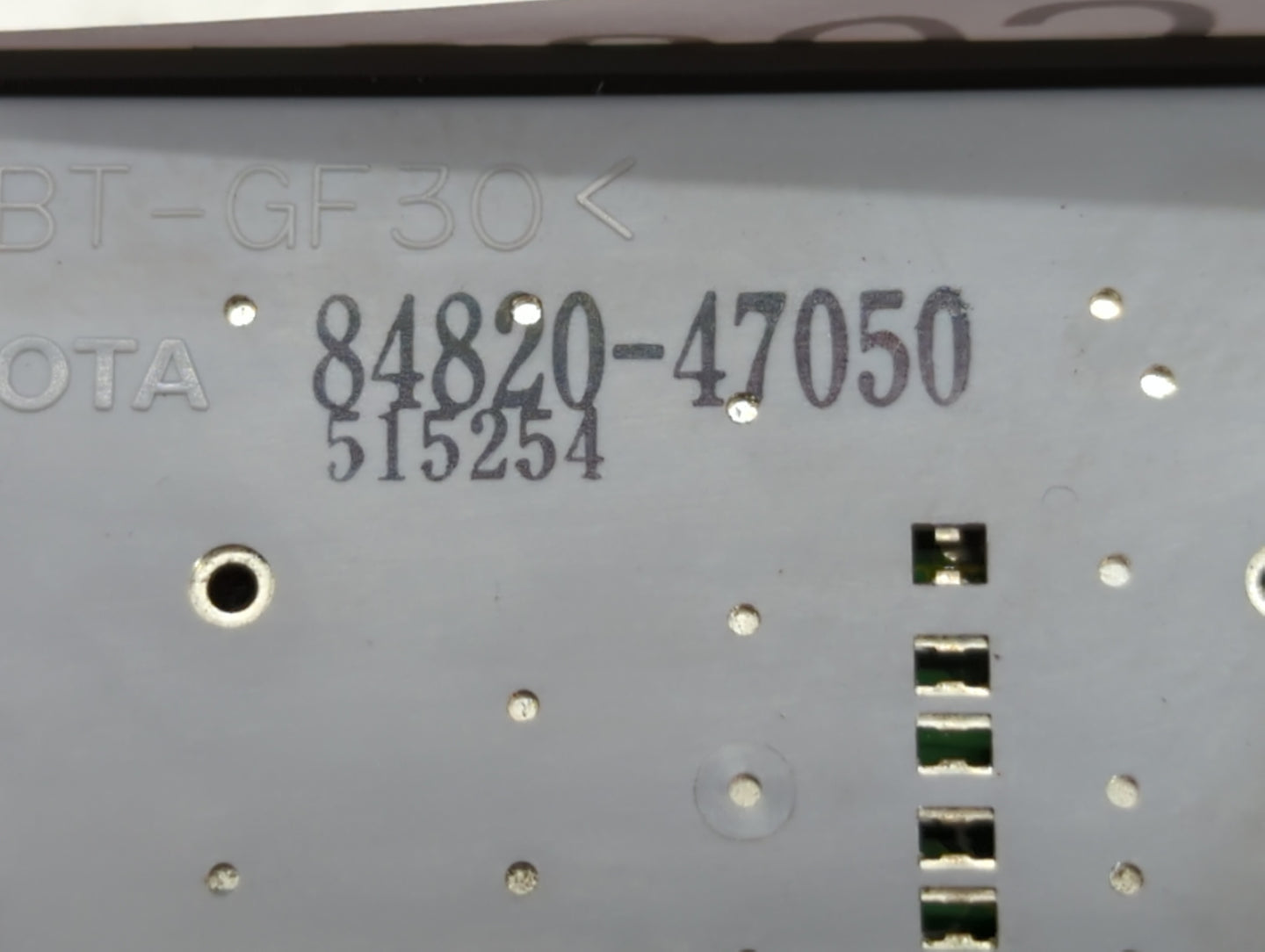 2004-2009 Toyota Prius Master Power Window Switch Replacement Driver Side Left P/N:84820-47050 74232-47070 Fits OEM Used Aut