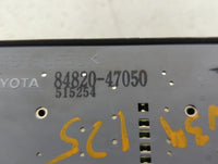 2004-2009 Toyota Prius Master Power Window Switch Replacement Driver Side Left P/N:74231-47090 84820-47021 Fits OEM Used Aut