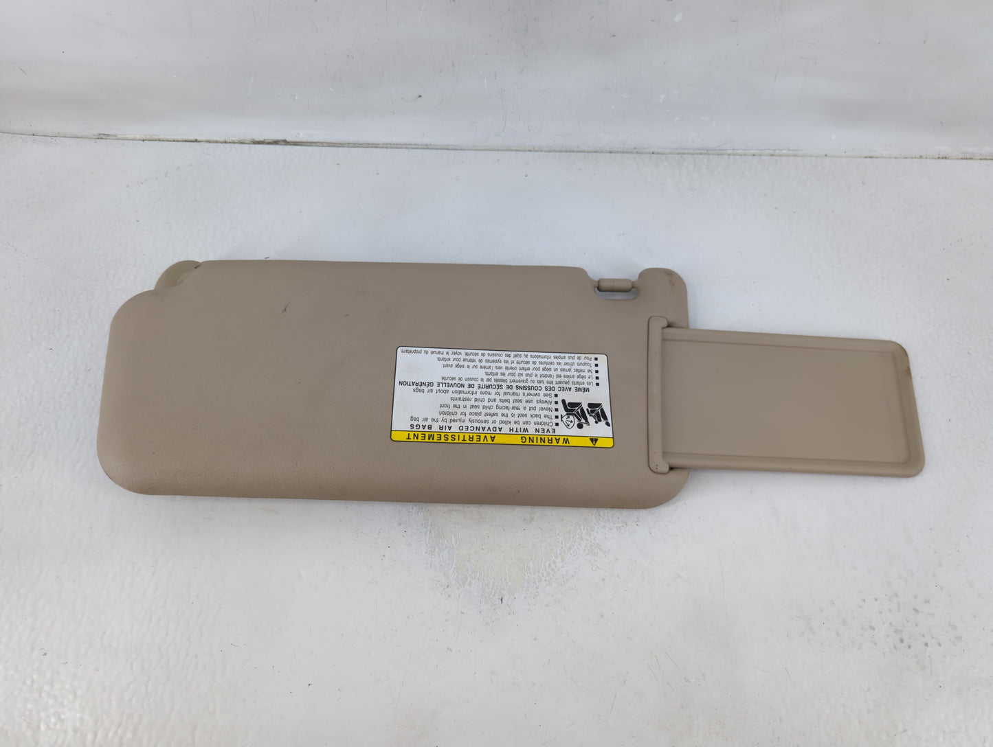 2006-2009 Toyota Rav4 Sun Visor Shade Replacement Passenger Right Mirror Fits Fits 2006 2007 2008 2009 OEM Used Auto Parts -