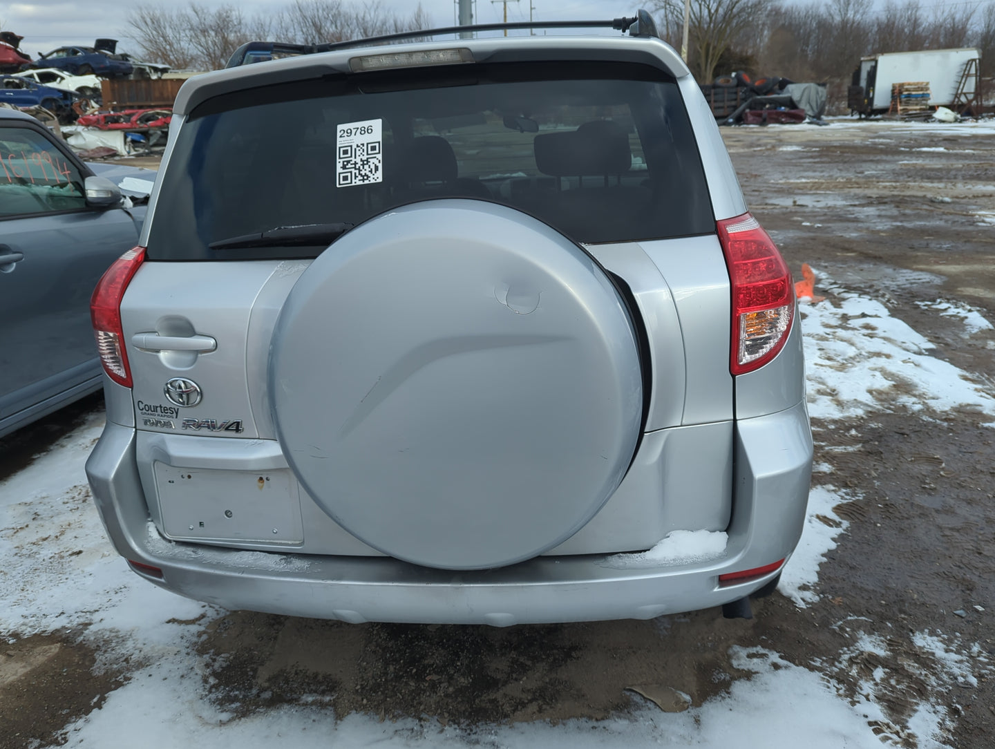 2006-2008 Toyota Rav4 Back Door Left Driver Side Oem - Oemusedautoparts1.com
