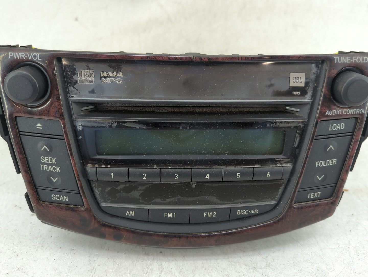 2006-2008 Toyota Rav4 Radio AM FM Cd Player Receiver Replacement P/N:86120-42180 122000-7690D101 Fits Fits 2006 2007 2008 OE
