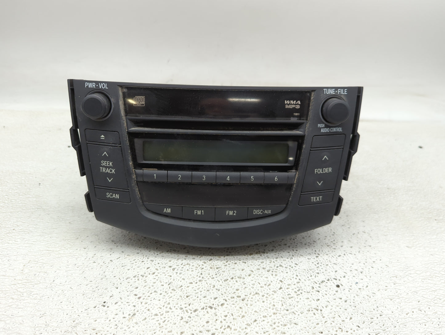 2006-2008 Toyota Rav4 Radio AM FM Cd Player Receiver Replacement P/N:86120-42160 Fits Fits 2006 2007 2008 OEM Used Auto Part