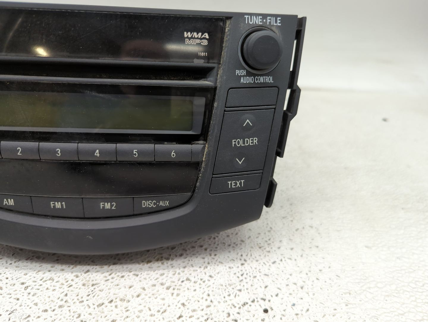 2006-2008 Toyota Rav4 Radio AM FM Cd Player Receiver Replacement P/N:86120-42160 Fits Fits 2006 2007 2008 OEM Used Auto Part