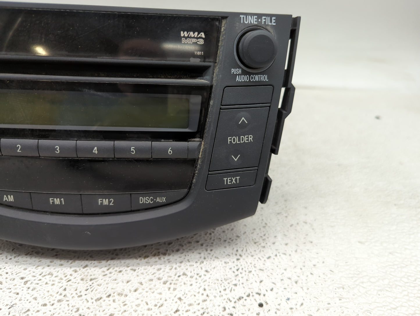 2006-2008 Toyota Rav4 Radio AM FM Cd Player Receiver Replacement P/N:86120-42160 Fits Fits 2006 2007 2008 OEM Used Auto Part
