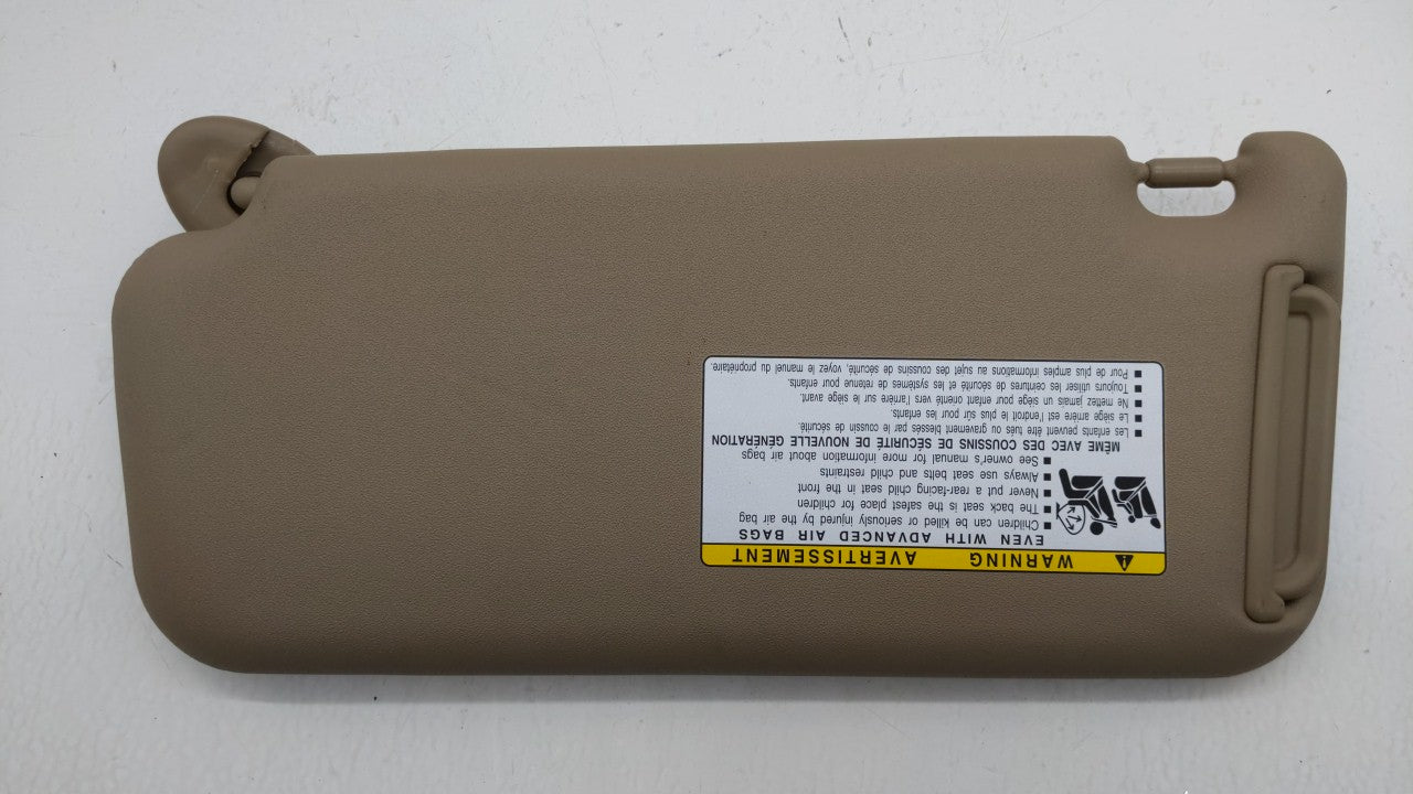 2006-2009 Toyota Rav4 Sun Visor Shade Replacement Passenger Right Mirror Fits Fits 2006 2007 2008 2009 OEM Used Auto Parts -