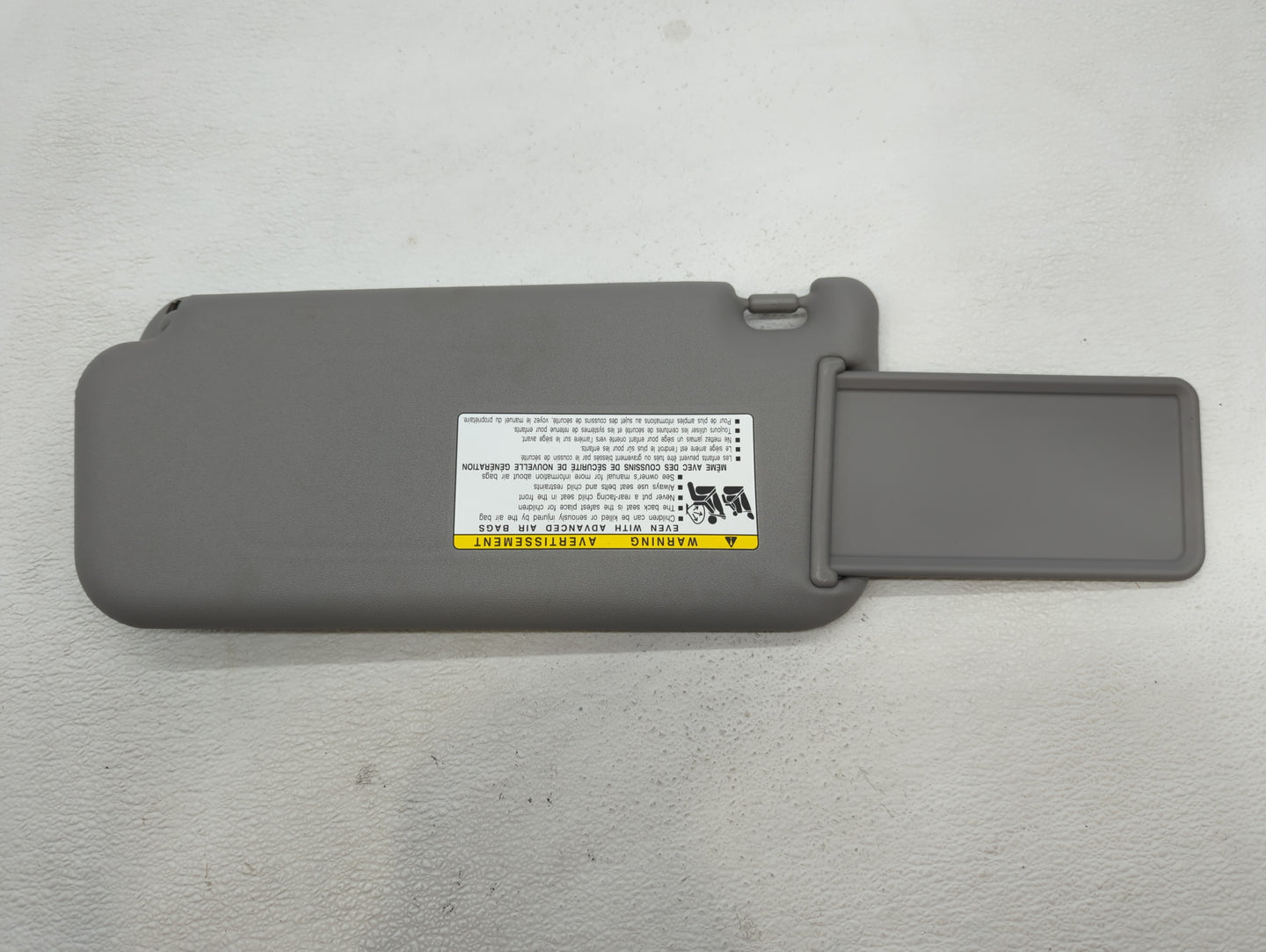 2006-2009 Toyota Rav4 Sun Visor Shade Replacement Passenger Right Mirror Fits Fits 2006 2007 2008 2009 OEM Used Auto Parts -