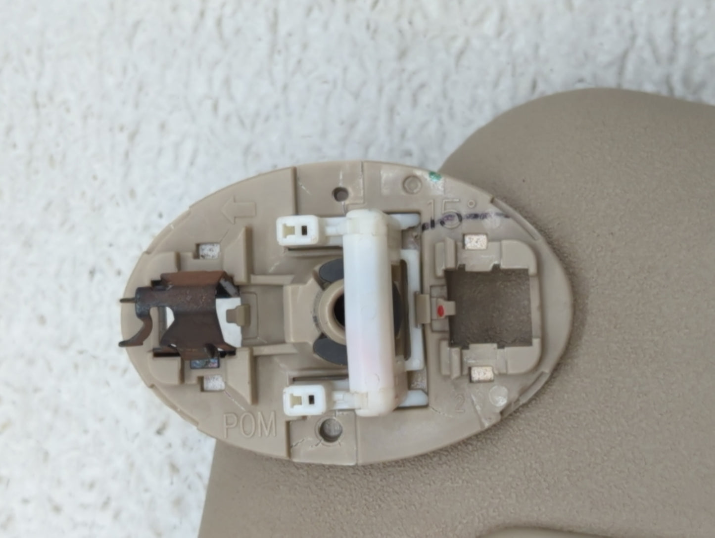 2006-2009 Toyota Rav4 Sun Visor Shade Replacement Passenger Right Mirror Fits Fits 2006 2007 2008 2009 OEM Used Auto Parts -