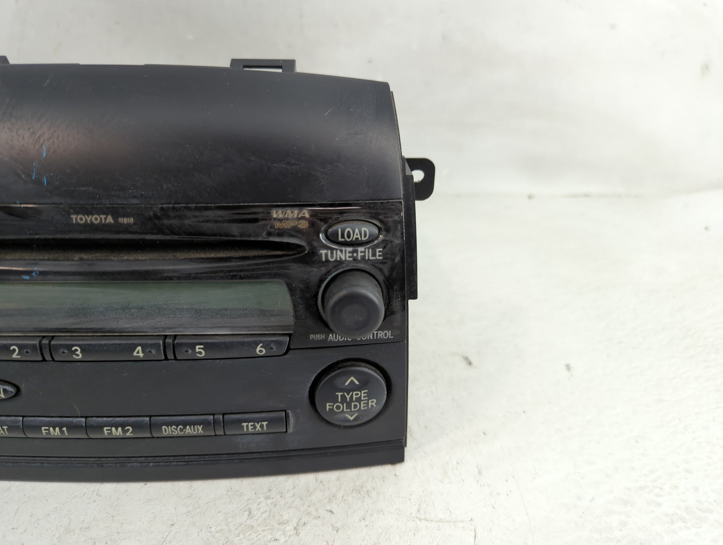 2006-2007 Toyota Sienna Radio AM FM Cd Player Receiver Replacement P/N:86120-AE053 Fits Fits 2006 2007 OEM Used Auto Parts -