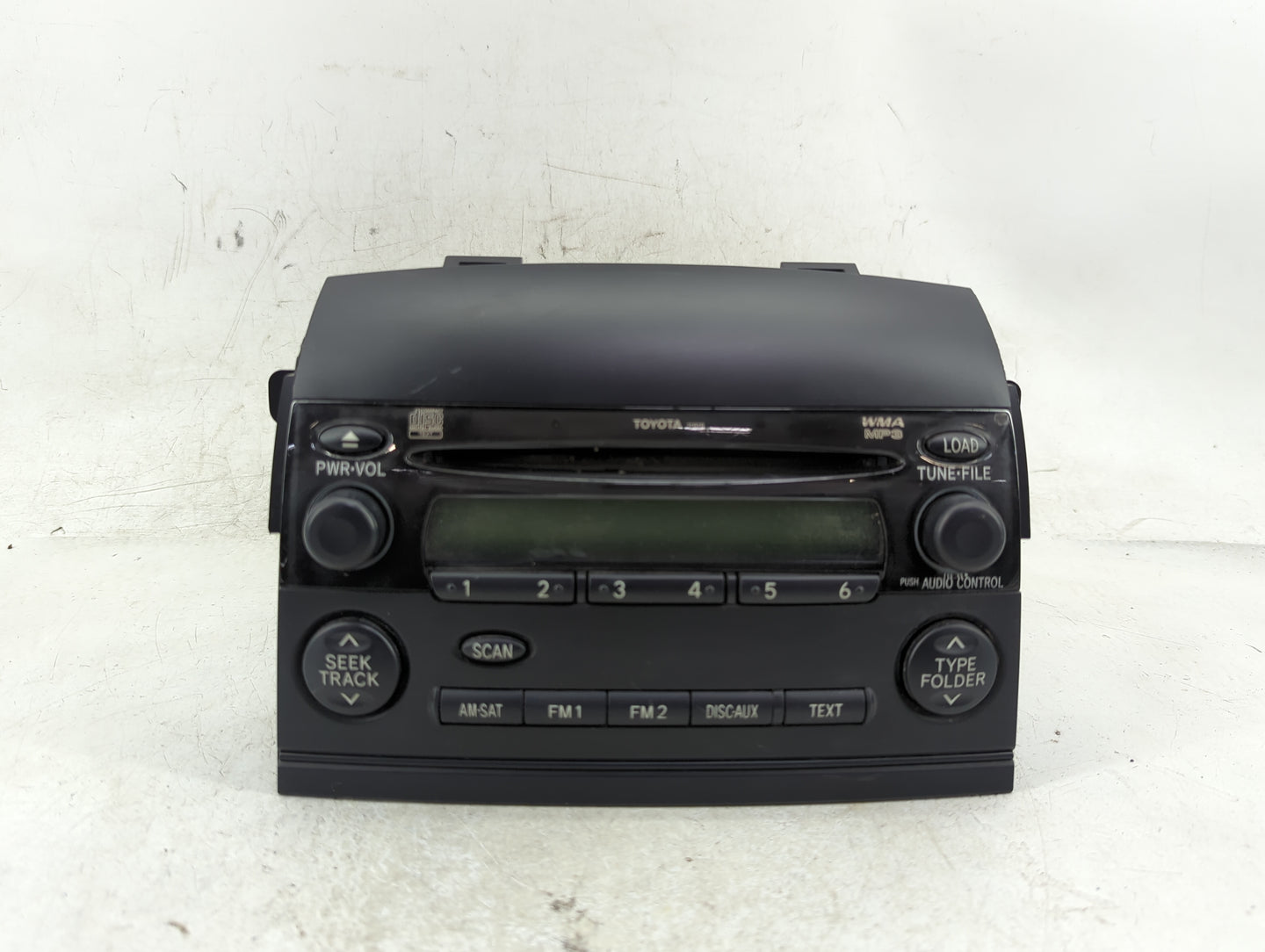 2006-2007 Toyota Sienna Radio AM FM Cd Player Receiver Replacement P/N:122831-060 Fits Fits 2006 2007 OEM Used Auto Parts - 