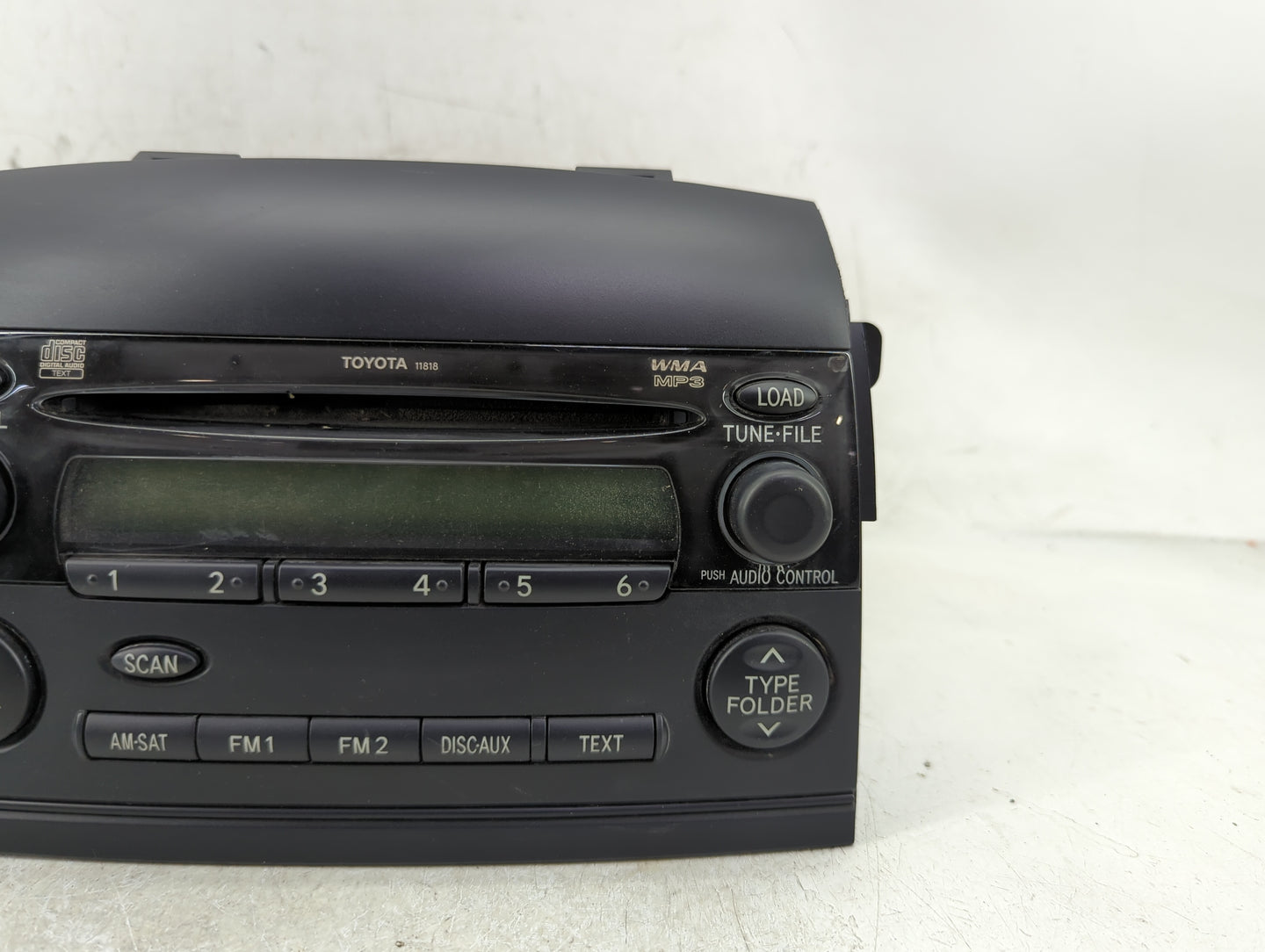 2006-2007 Toyota Sienna Radio AM FM Cd Player Receiver Replacement P/N:122831-060 Fits Fits 2006 2007 OEM Used Auto Parts - 