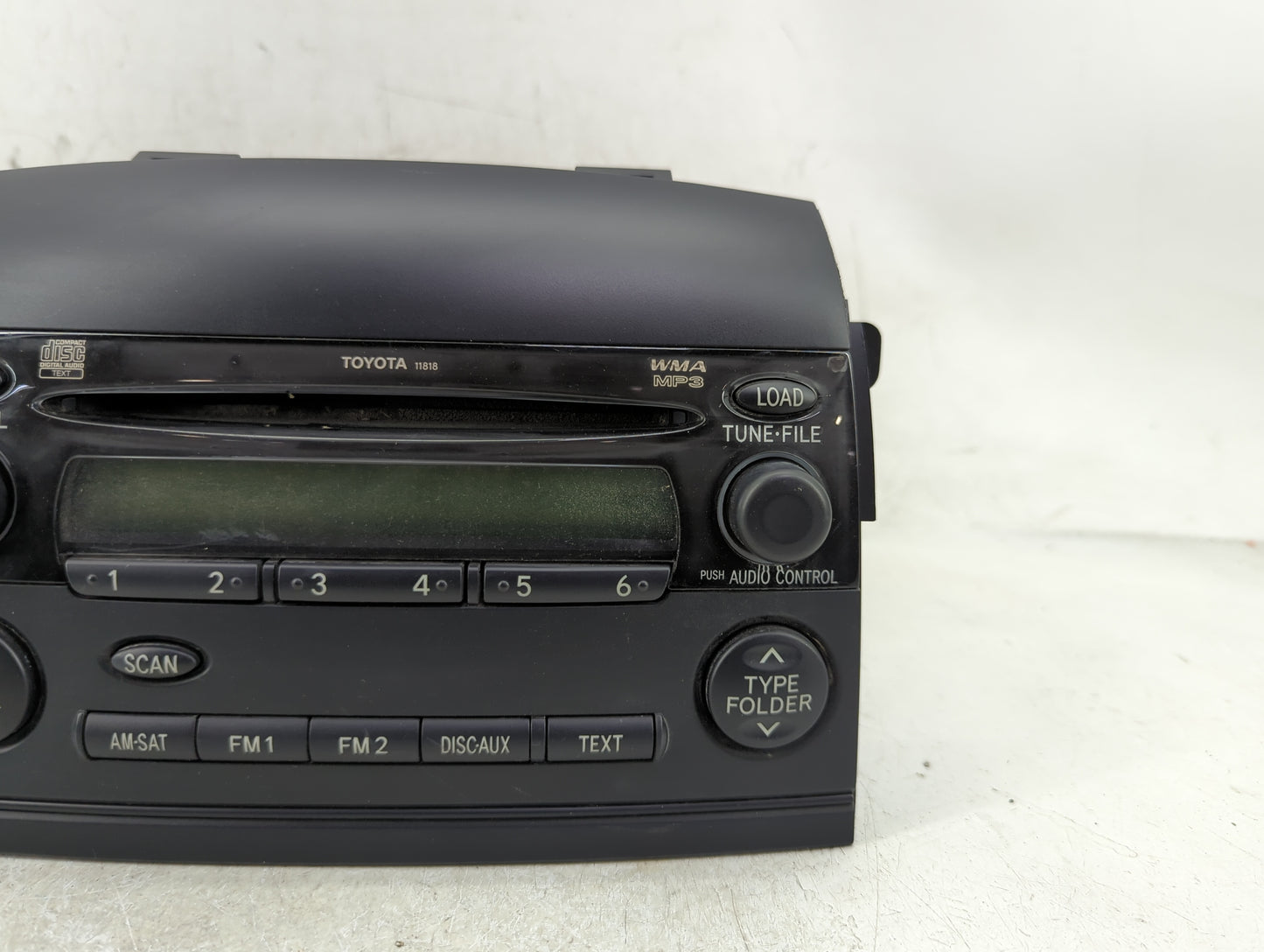 2006-2007 Toyota Sienna Radio AM FM Cd Player Receiver Replacement P/N:122831-060 Fits Fits 2006 2007 OEM Used Auto Parts - 