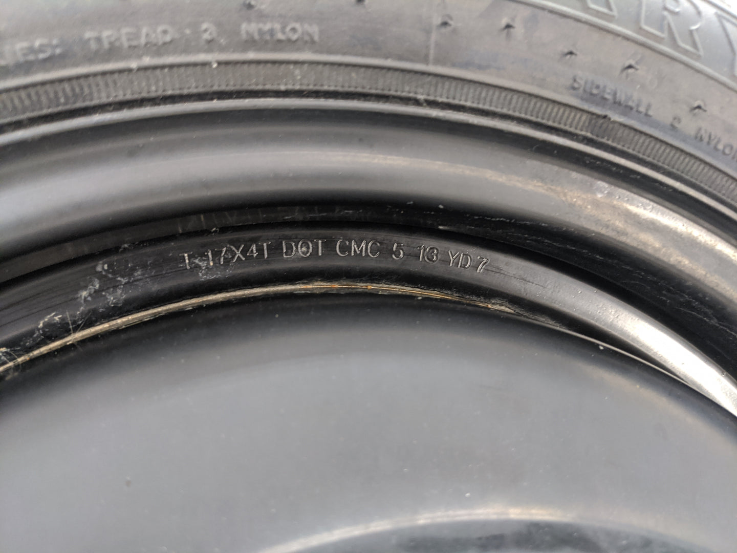 2004-2010 Toyota Sienna Spare Donut Tire Wheel Rim Oem - Oemusedautoparts1.com