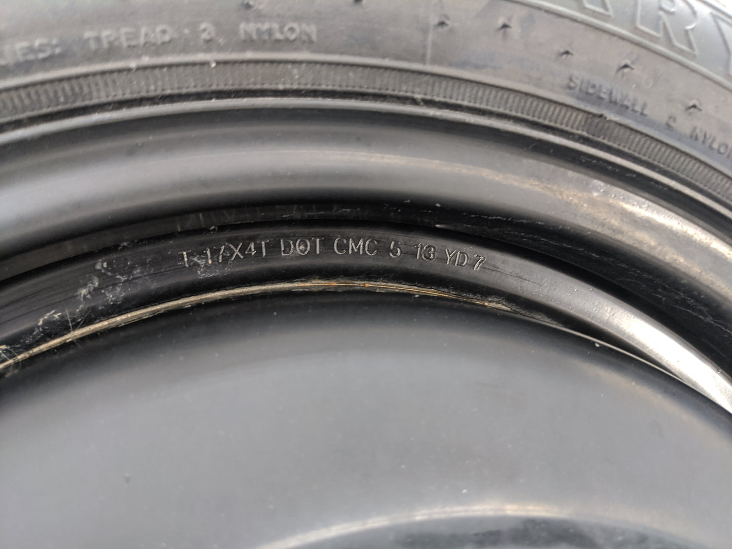 2004-2010 Toyota Sienna Spare Donut Tire Wheel Rim Oem - Oemusedautoparts1.com