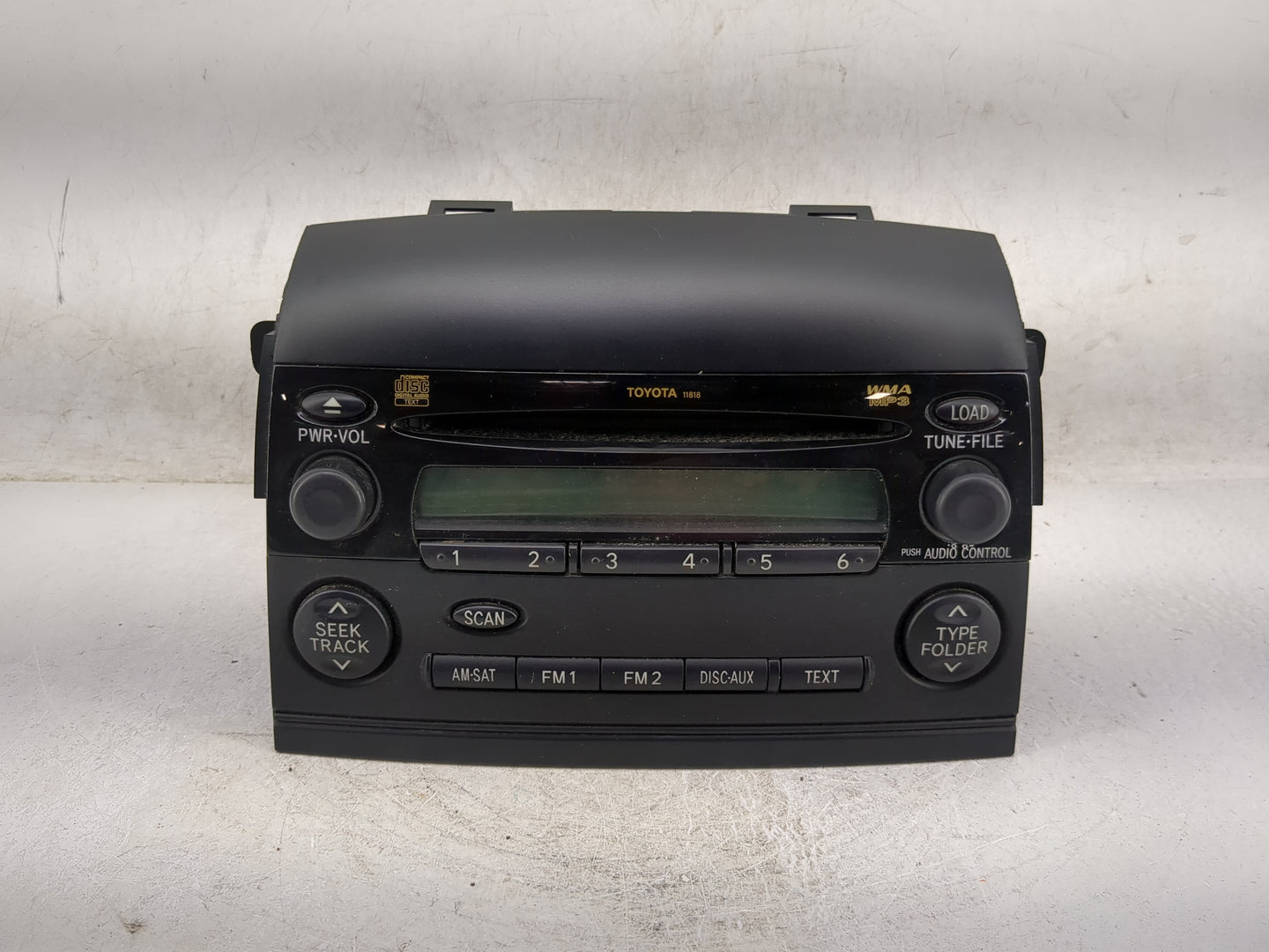 2006-2007 Toyota Sienna Radio AM FM Cd Player Receiver Replacement P/N:86120-AE053 122000-7642B101 Fits Fits 2006 2007 OEM U