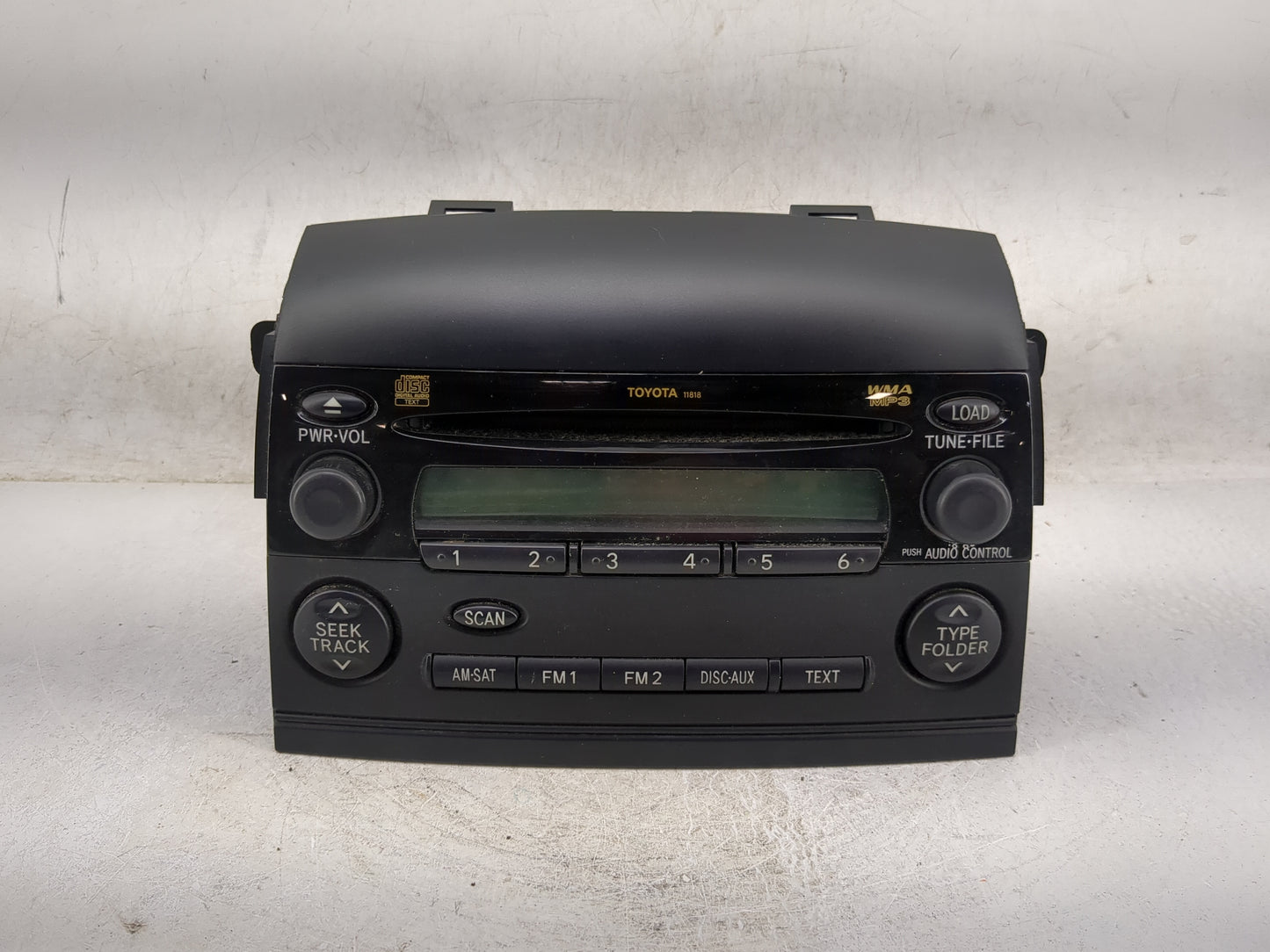 2006-2007 Toyota Sienna Radio AM FM Cd Player Receiver Replacement P/N:86120-AE053 122000-7642B101 Fits Fits 2006 2007 OEM U
