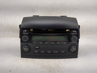 compare product 2006-2007 Toyota Sienna Radio AM FM Cd Player Receiver Replacement P/N:86120-AE053 122000-7642B101 Fits Fits 2006 2007 OEM Used Auto Parts