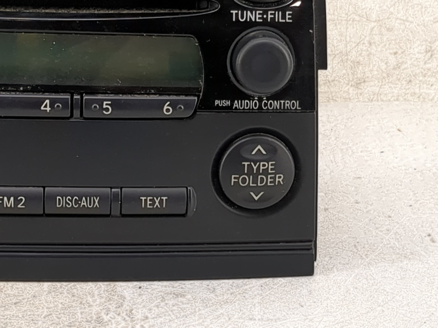 2006-2007 Toyota Sienna Radio AM FM Cd Player Receiver Replacement P/N:86120-AE053 122000-7642B101 Fits Fits 2006 2007 OEM U