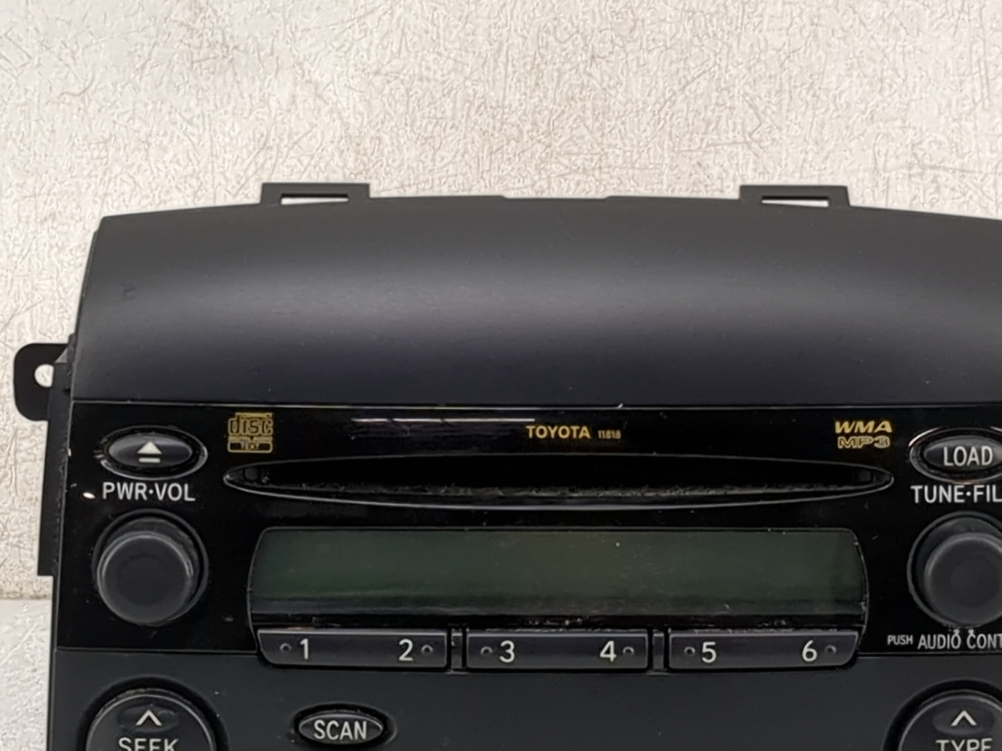 2006-2007 Toyota Sienna Radio AM FM Cd Player Receiver Replacement P/N:86120-AE053 122000-7642B101 Fits Fits 2006 2007 OEM U