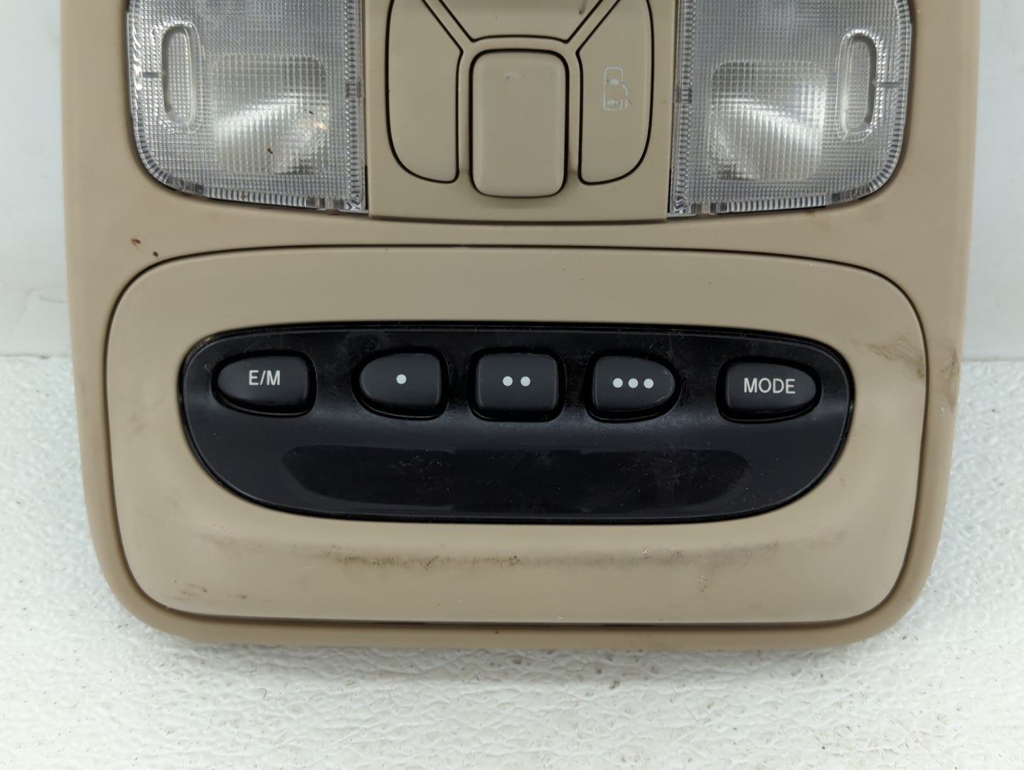 2004-2010 Toyota Sienna Overhead Roof Console Interior Dome Light Beige - Oemusedautoparts1.com