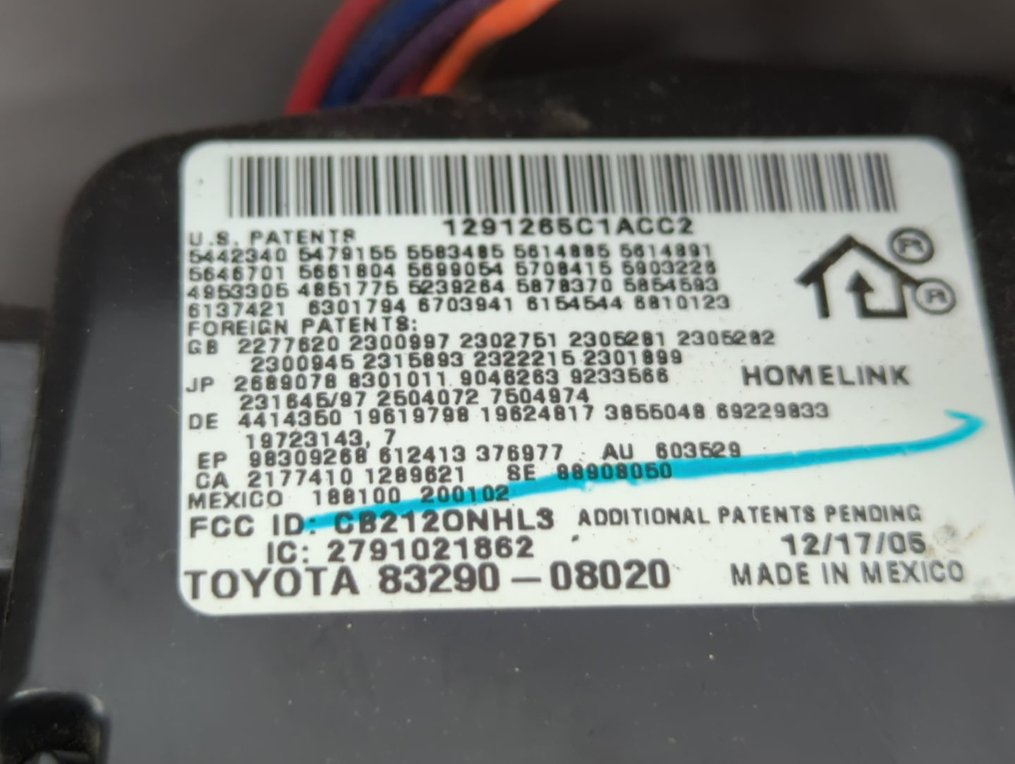 2006 Toyota Sienna Overhead Roof Console - Oemusedautoparts1.com