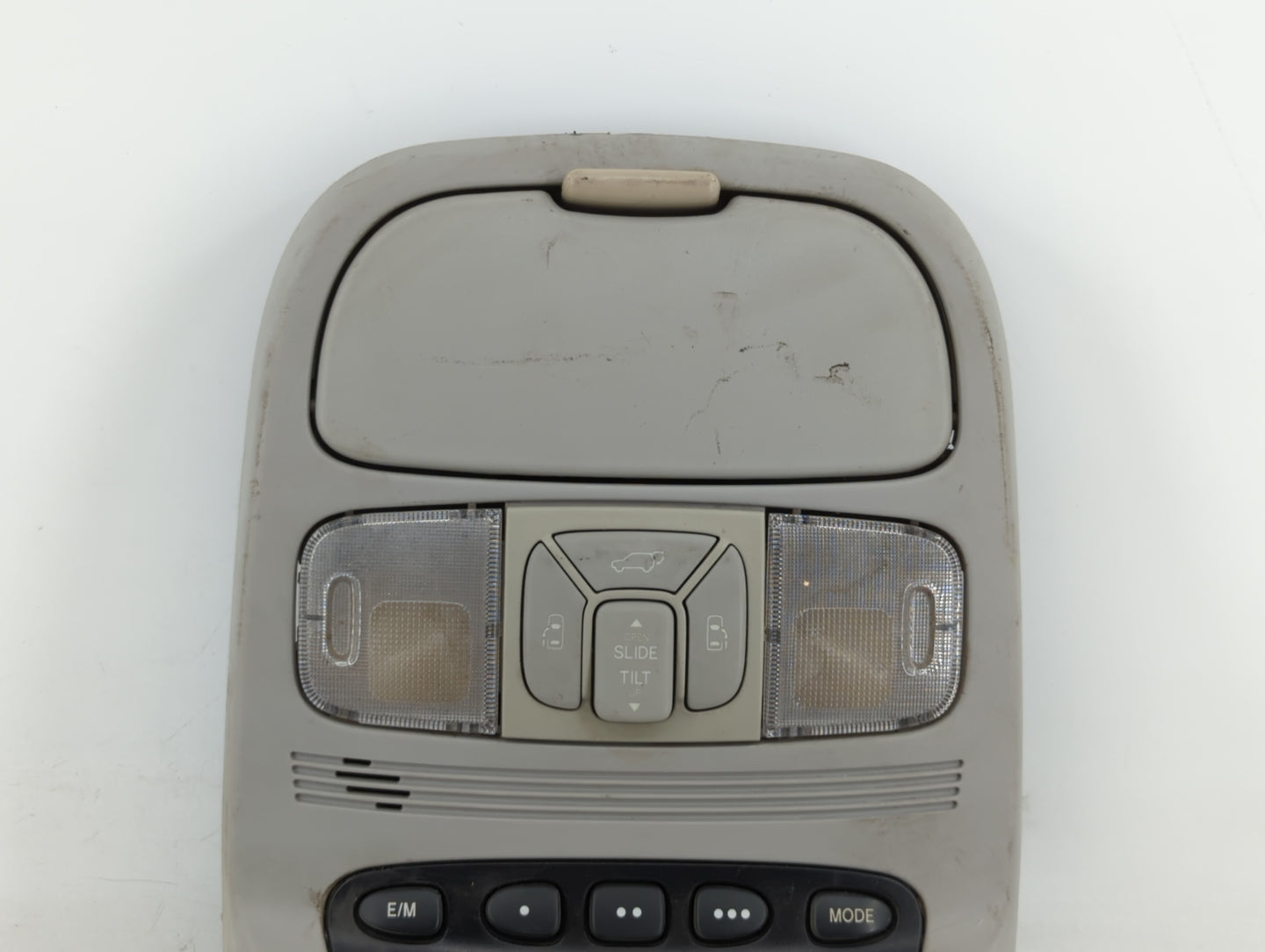 2006-2006 Toyota Sienna Overhead Console W/rear Climate Control Grey - Oemusedautoparts1.com