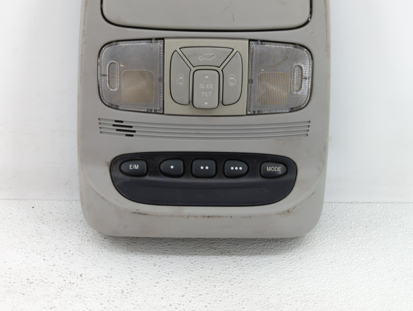 2006-2006 Toyota Sienna Overhead Console W/rear Climate Control Grey - Oemusedautoparts1.com