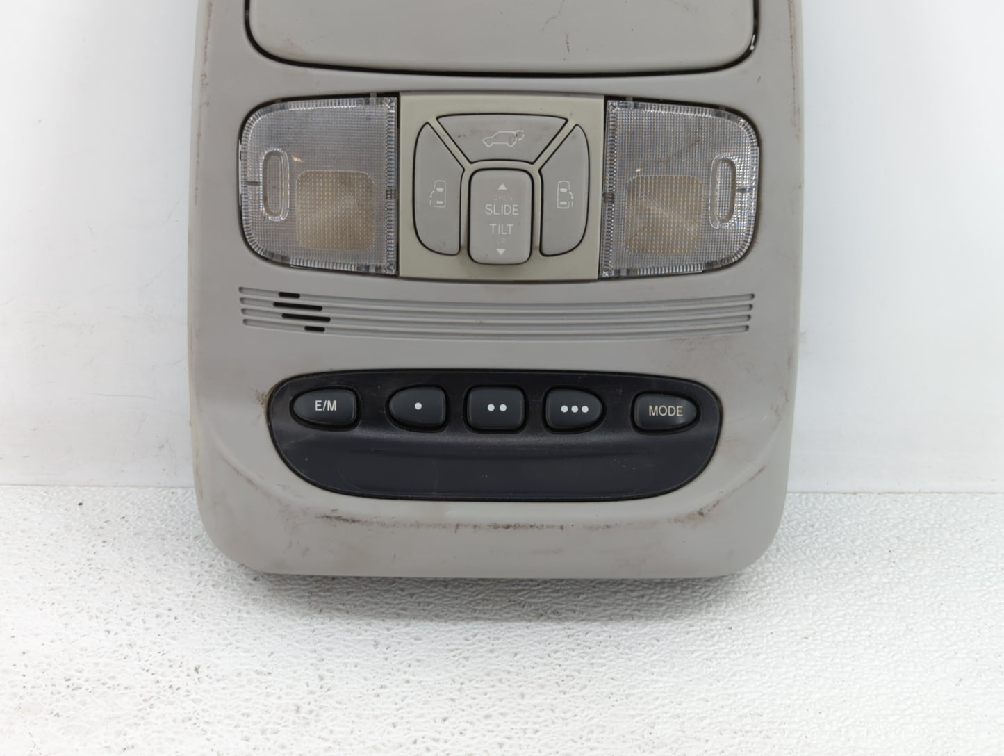 2006-2006 Toyota Sienna Overhead Console W/rear Climate Control Grey - Oemusedautoparts1.com