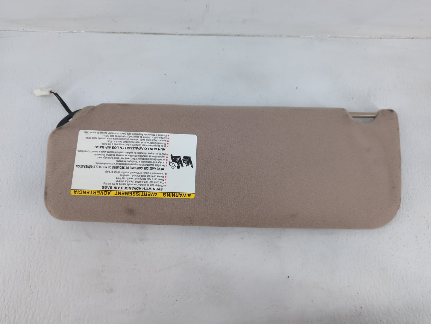 2005-2010 Toyota Sienna Sun Visor Shade Replacement Passenger Right Mirror Fits Fits 2005 2006 2007 2008 2009 2010 OEM Used 